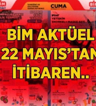 BİM AKTÜEL 22 MAYIS KATALOĞU: Cuma günü BİM'e hangi ürünler gelecek? 22 Mayıs 2026 Cuma BİM Aktüel ürünler kataloğu kamp sandalyesi, çelik termos, plaj ürünleri, piknik malzemeleri...