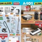 A101 HAFTANIN YILDIZLARI (16-22 MAYIS) A101 Aldın Aldın 21 Mayıs aktüel kataloğunda hangi ürünler satışa çıkacak? Cam Su Isıtıcı, Gıda Mühürleme ve Vakum Makinesi, Kıyma Makinesi, Çaydanlık, Düdüklü Tencere Seti...