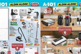 A101 HAFTANIN YILDIZLARI (16-22 MAYIS) A101 Aldın Aldın 21 Mayıs aktüel kataloğunda hangi ürünler satışa çıkacak? Cam Su Isıtıcı, Gıda Mühürleme ve Vakum Makinesi, Kıyma Makinesi, Çaydanlık, Düdüklü Tencere Seti...