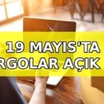 19 MAYIS KARGOLAR AÇIK MI? 18 Mayıs kargolar yarım gün mü açık? 18-19 Mayıs'ta PTT, DHL (MNG), Aras, Yurt İçi, Sürat Kargo dağıtım yapıyor mu?