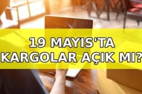 19 MAYIS KARGOLAR AÇIK MI? 18 Mayıs kargolar yarım gün mü açık? 18-19 Mayıs'ta PTT, DHL (MNG), Aras, Yurt İçi, Sürat Kargo dağıtım yapıyor mu?