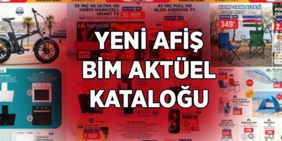 22 MAYIS BİM KATALOĞU! BİM’de bu hafta hangi ürünler indirimde? BİM Aktüel kataloğu Cuma indirimleri: Katlanabilir bisiklet, plaj sandalyesi, çadır, piknik çantası, basmalı çelik termos, para sayma makinesi, derin dondurucu…