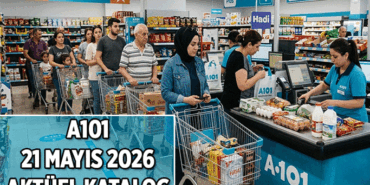 15 Sayfalık A 101 aktüel katalog 21 Mayıs 2026 Perşembe: A101'in bu haftaki indirim kataloğundaki ürünler ve fiyatlar yelpazesi