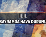 Bayramda hava durumu nasıl olacak? İstanbul, Ankara, İzmir, Bursa, Antalya, Muğla, Adana, Gaziantep, Diyarbakır, Mersin ve diğer illerin Kurban Bayramı hava durumu