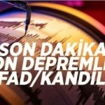 SON DEPREMLER 20 MAYIS 2026: AFAD son dakika depremler | Az önce nerede, kaç şiddetinde deprem oldu?