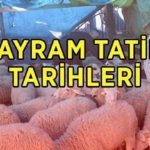 BAYRAM TATİLİ NE ZAMAN BAŞLIYOR? 9 günlük bayram tatiline kaç gün kaldı? 2026 Kurban Bayramı ne zaman, hangi tarihlerde?