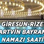 Bayram namazı saati Artvin-Rize-Giresun: Bayram namazı saat kaçta kılınacak? Bayram namazına nasıl niyet edilir? Adım adım bayram namazı kılınışı...
