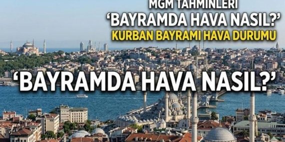 KURBAN BAYRAMI’NIN 1. GÜNÜ HAVA NASIL? Bayramda hava durumu nasıl olacak? 27-30 Mart hava durumu tahminleri