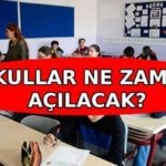 OKULLAR NE ZAMAN AÇILIYOR? Bayram tatili ne zaman bitecek? 1 Haziran'da okul var mı?