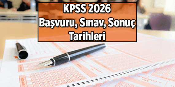 KPSS başvuruları ne zaman? 2026 KPSS Ortaöğretim, Ön Lisans, Lisans, DHBT başvuru ve sınav tarihi ne zaman?