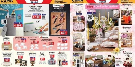 HAZİRAN AYI BİM AKTÜEL İNDİRİMLERİ | BİM 5 Haziran Cuma aktüel kataloğunda hangi ürünler satışa çıkacak? Mikrodalga Fırın, Kişisel Blender, Cam Çay Makinesi, Standlı Kesme Tahtası Seti, 2 Bölmeli Kirli Sepeti…