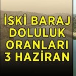İSKİ BARAJ DOLULUK ORANLARI 3 HAZİRAN: İstanbul'da baraj doluluk oranlarında son durum ne? Barajlara göre doluluk oranları yüzde kaç?