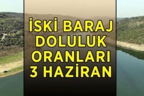 İSKİ BARAJ DOLULUK ORANLARI 3 HAZİRAN: İstanbul'da baraj doluluk oranlarında son durum ne? Barajlara göre doluluk oranları yüzde kaç?