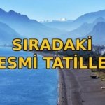 HAZİRANDA RESMİ TATİL VAR MI? Sırada hangi resmi tatiller var, ne zaman? Bu sene kaç gün daha tatil olacak?