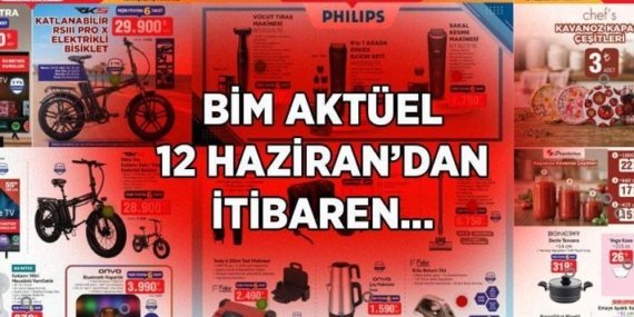 BİM AKTÜEL 12 HAZİRAN 2026 KATALOĞU: BİM’de hangi ürünler indirime giriyor? Philips erkek bakım setleri, Arzum Okka Kahve Makinesi, Tekerlekli ışıklı scooter…