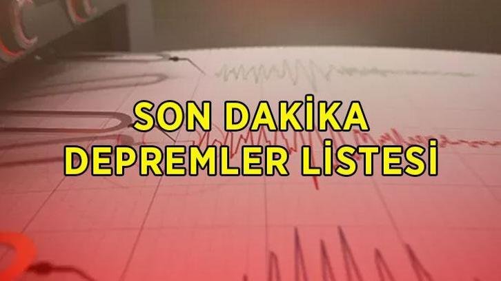 AFAD SON DAKİKA DEPREMLER LİSTESİ 14 HAZİRAN| Az önce deprem mi oldu, nerede, kaç şiddetinde? İşte yakınımdaki son depremler listesi