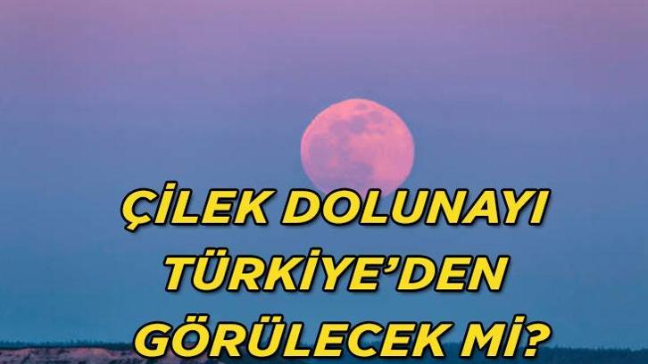 GÖKYÜZÜ ŞÖLENİ GELİYOR! 2026 Çilek Dolunayı ne zaman, saat kaçta gerçekleşecek? Çilek Dolunayı Türkiye’den izlenebilecek mi?