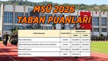 MSÜ 2026 TABAN PUANLAR | Hava Harp-Kara Harp, Astsubay Meslek Yüksekokulu taban puanları (Erkek-Kadın)