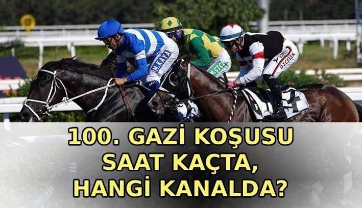 100. GAZİ KOŞUSU SAAT KAÇTA, HANGİ KANALDA? Gazi Koşusu bugün 100. kez koşulacak! Gazi Koşusu canlı nereden izlenir? Büyük ödül ne kadar?