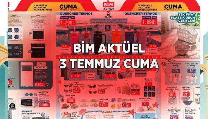 YENİ BİM AKTÜEL KATALOĞU 3 TEMMUZ CUMA SATIŞTA! Bu hafta BİM’de hangi ürünler indirimde? Yeni BİM kataloğu ürünleri tüm liste