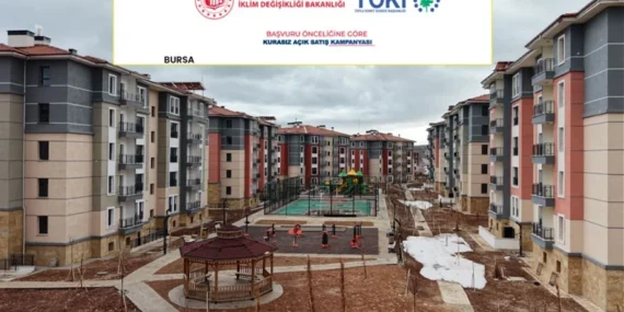 TOKİ kurasız konut satışı Bursa’da nerede hangi ilçede var?