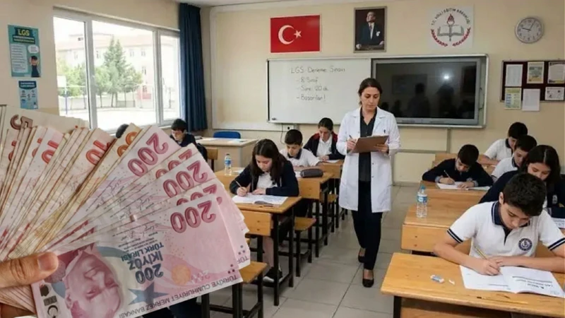 LGS görevli ücretleri 2026: Salon başkanı, bina sorumlusu ve gözetmen ücretleri yattı mı, ne kadar?