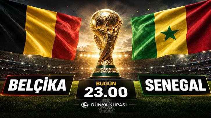 MUHTEMEL 11’LER İLE CANLI YAYIN KANALI: Belçika – Senegal maçı ne zaman, saat kaçta, hangi kanalda? 2026 FIFA Dünya Kupası Belçika – Senegal son 32 karşılaşması…