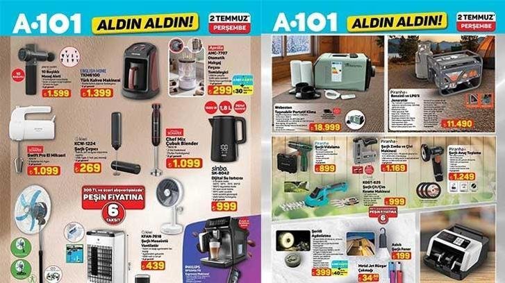 TEMMUZ AYI A101 KATALOĞU SATIŞTA! (2 TEMMUZ) A101 Aldın Aldın 2 Temmuz Perşembe aktüel kataloğunda hangi ürünler satışa çıktı? Amortisörlü Bisiklet, Portatif Klima, Şarjlı Dik Süpürge