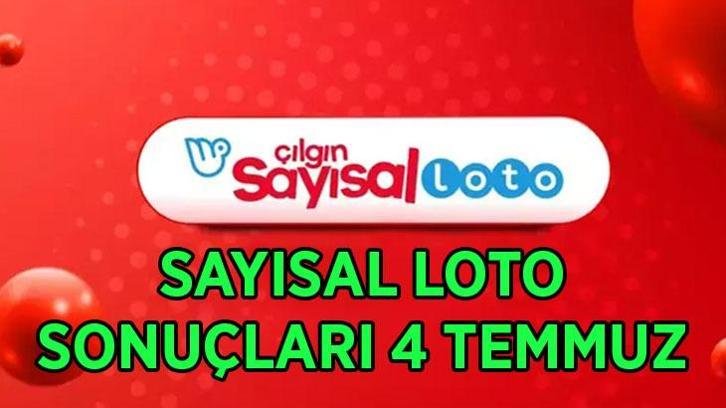 SAYISAL LOTO SONUÇLARI SORGULAMA EKRANI 4 TEMMUZ 2026: Çılgın Sayısal Loto çekiliş sonuçları nereden, nasıl sorgulanır?