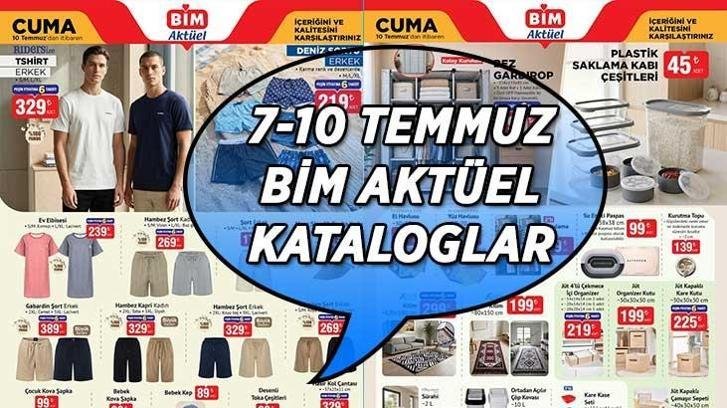 BİM TEMMUZ AYI YENİ AKTÜEL KATALOGLAR! BİM 7-10 Temmuz aktüel kataloğunda hangi ürünler satışa çıkacak? Ayçiçek Yağı, Kolajen, Protein Tozu, T-Shirt, Deniz Şortu, Ev Elbisesi…