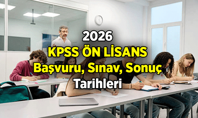ÖSYM TAKVİME YAZDI 📍 KPSS Ön Lisans başvuruları ne zaman başlıyor, ne zaman bitiyor? 2026 KPSS Ön Lisans sınav tarihi hangi ayda, hangi gün?