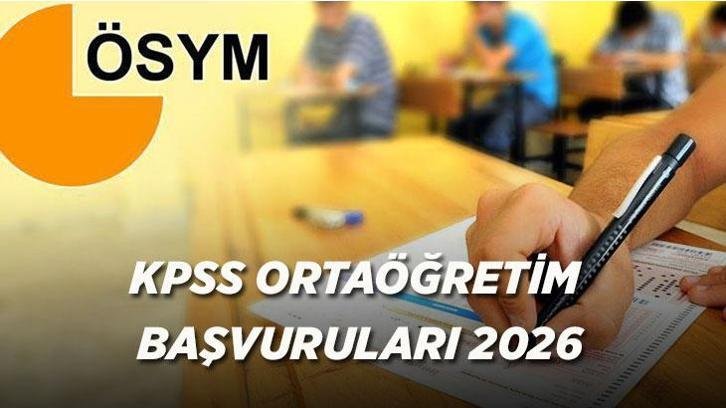 KPSS ORTAÖĞRETİM BAŞVURULARI 2026 | KPSS Ortaöğretim Başvurular ne zaman başlayacak, sınav hangi tarihte yapılacak?