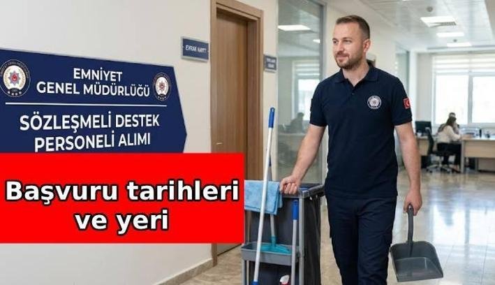 EGM 500 SÖZLEŞMELİ PERSONEL ALIMI 📌 EGM personel alımı ne zaman? EGM sözleşmeli destek personeli alımı şartları neler?