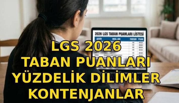 LGS TABAN PUANLARI 2026 BELLİ OLDU MU? 🚩LGS taban puanları ve yüzdelik dilimler açıklandı mı? LGS Fen Lisesi, Anadolu Lisesi, Anadolu İmam Hatip Lisesi taban puanları-yüzdelik dilimleri ve kontenjanları listesi