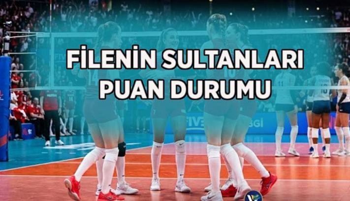 FİLENİN SULTANLARI KAÇINCI SIRADA? PUAN DURUMU NE? VNL Milletler Ligi A Milli Kadın Voleybol Takımı puan durumu son dakika