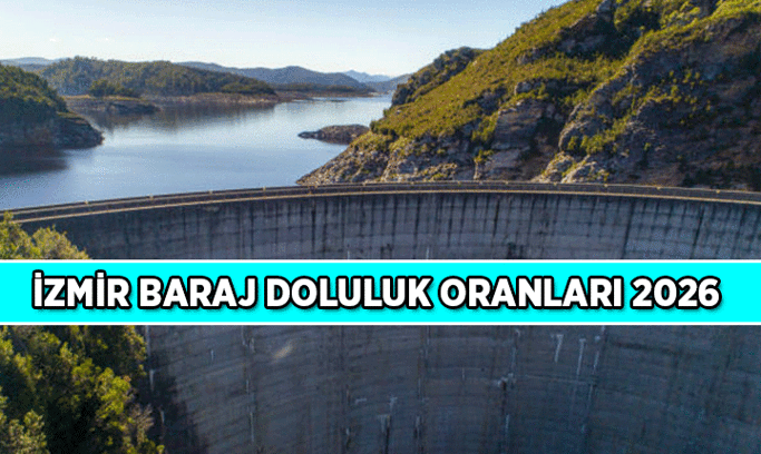 İzmir’in baraj doluluk oranları su seviyeleri grafiği: 13 Temmuz 2026 Bugün İzmir’deki barajlar % kaç dolu?