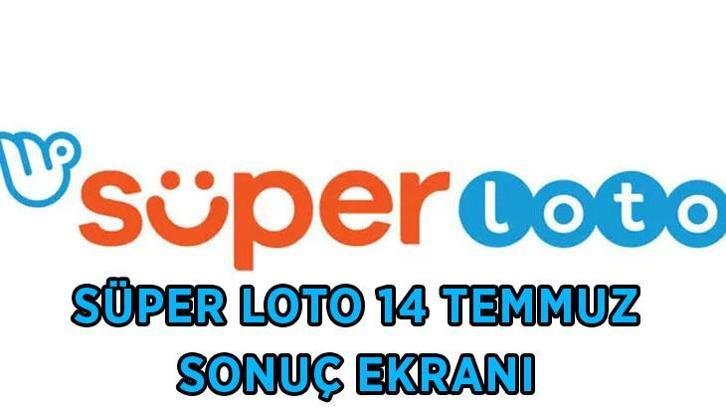 SÜPER LOTO SONUÇLARI 14 TEMMUZ! Milli Piyango Süper Loto çekiliş sonuçları açıklandı! Süper Loto sonuçları nereden sorgulanır?