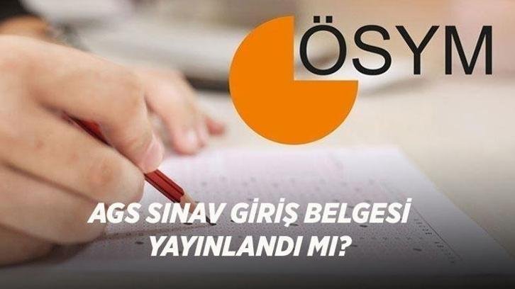 2026 AKADEMİ GİRİŞ SINAVI GİRİŞ BELGESİ | AGS sınav yerleri ne zaman belli olacak?