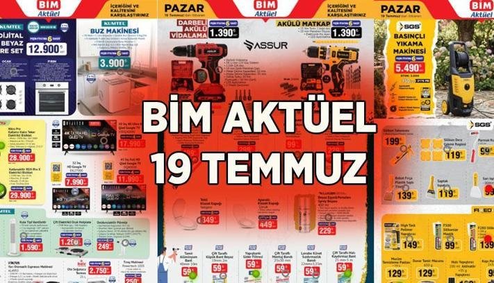 YENİ BİM AKTÜEL KATALOĞU 19 TEMMUZ’DAN İTİBAREN… Yarın satışta! BİM aktüel kataloğunda hangi ürünler var? BİM indirimli ürünler tam liste