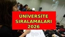 ÜNİVERSİTE SIRALAMALARI 2026: Tıp, hemşirelik, hukuk, mühendislik, mimarlık sıralama (Eşit ağırlık, sözel, sayısal sıralama) belli oldu mu?
