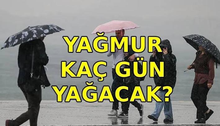 SON DAKİKA YAĞIŞ HABERLERİ🌂 Bugün yağmur var mı? Yağmur kaç gün yağacak? Meteoroloji günlük hava durumu raporu