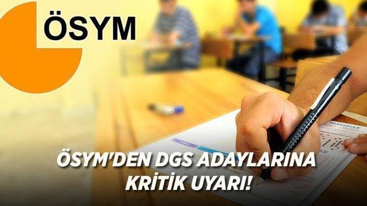 ÖSYM’DEN DGS ADAYLARINA KRİTİK UYARI! DGS Eğitim Bilgisi Ne Zamana Kadar ve Nasıl Güncellenir? ⭐