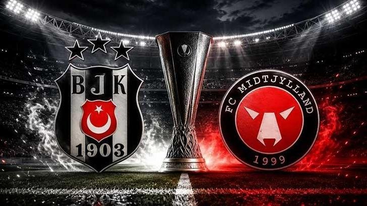 BJK AVRUPA LİGİ MAÇI CANLI YAYIN KANALI | Beşiktaş-Midtjylland UEFA Avrupa Ligi 2. ön eleme turu maçı anlatımı ve skor bilgileri…