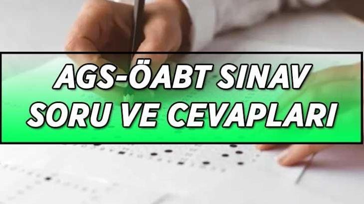 AGS-ÖABT soru ve cevapları yayımlandı mı? AGS sınavı tamamlandı! ÖABT sınavı saat kaçta başlayacak?