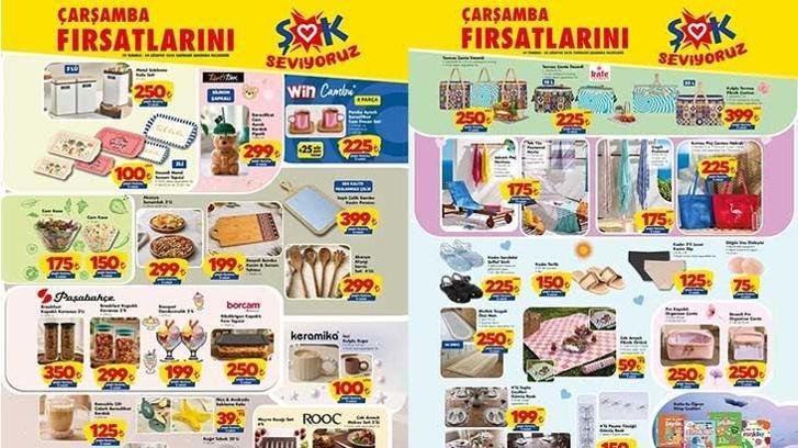 ŞOK 29 TEMMUZ-4 AĞUSTOS AKTÜEL KATALOĞU | ŞOK 29 Temmuz Çarşamba aktüel kataloğunda hangi ürünler satışa sunulacak? Metal Saklama Kabı Seti, Cam Ayıcık Bardak Pipetli, Borosilikat Cam Fincan Seti…