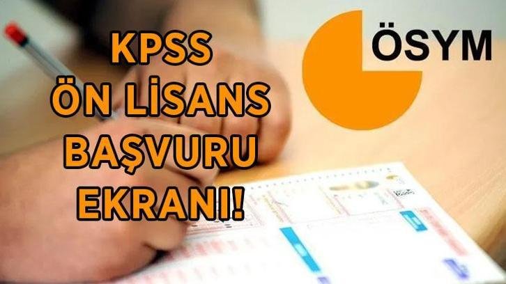 ÖSYM GİRİŞ KPSS ÖN LİSANS BAŞVURU EKRANI! KPSS Ön Lisans başvuruları ne zaman bitiyor? 2026 KPSS Ön Lisans başvurusu nereden, nasıl yapılır?