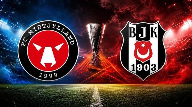 MUHTEMEL 11’LER | Midtjylland – Beşiktaş maçı bu akşam saat kaçta, hangi kanalda canlı yayınlanacak? UEFA Avrupa Ligi 2. ön eleme turu rövanşı