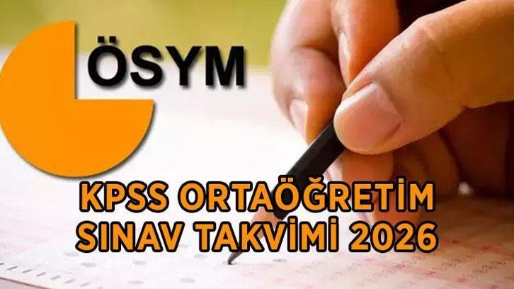 KPSS ORTAÖĞRETİM SINAV TAKVİMİ 2026: KPSS Ortaöğretim (Lise) sınav başvuruları ne zaman başlıyor? KPSS Lise hangi gün yapılacak?