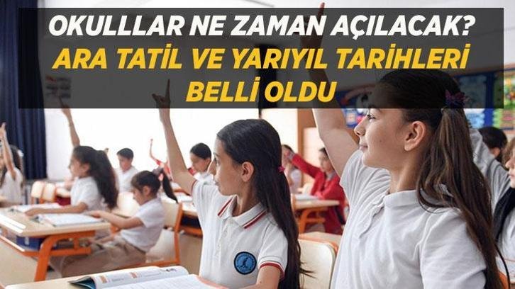 MEB 2026-2027 eğitim öğretim yılı takvimi: Okullar Ne Zaman Açılıyor, Yaz Tatili Ne Zaman Sona Eriyor?