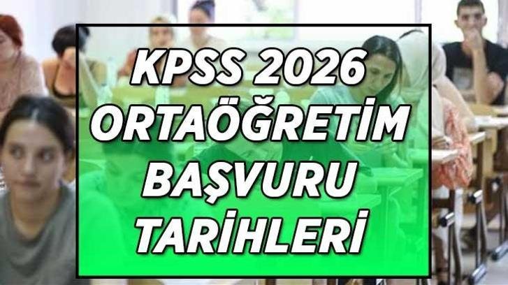 KPSS ORTAÖĞRETİM 2026 SINAV BAŞVURU TARİHLERİ! KPSS Ortaöğretim 2026 sınavı ne zaman saat kaçta?